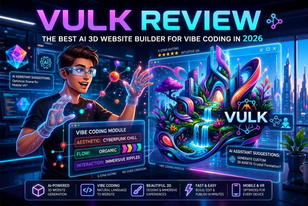 VULK Review: The Best AI 3D Website Builder for Vibe Coding in 2026