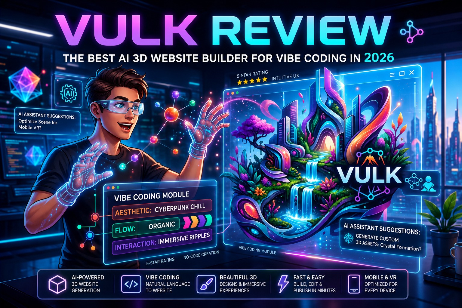 VULK Review: The Best AI 3D Website Builder for Vibe Coding in 2026