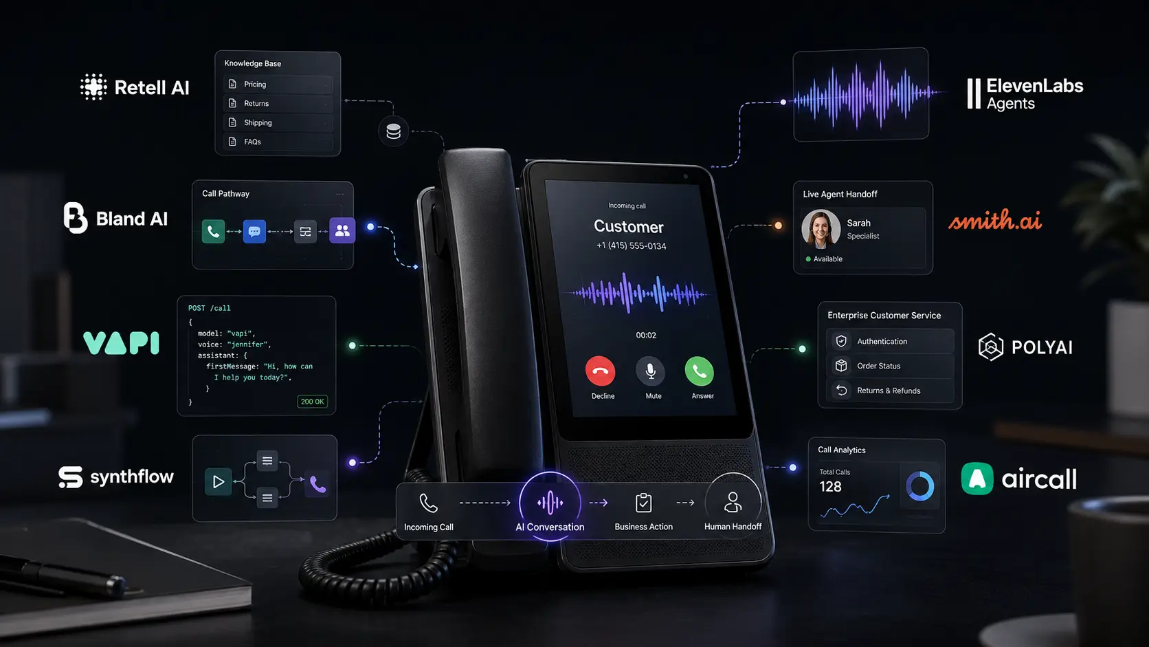 Best AI Call Agents for Business: Features, Use Cases and Top Tools in 2026