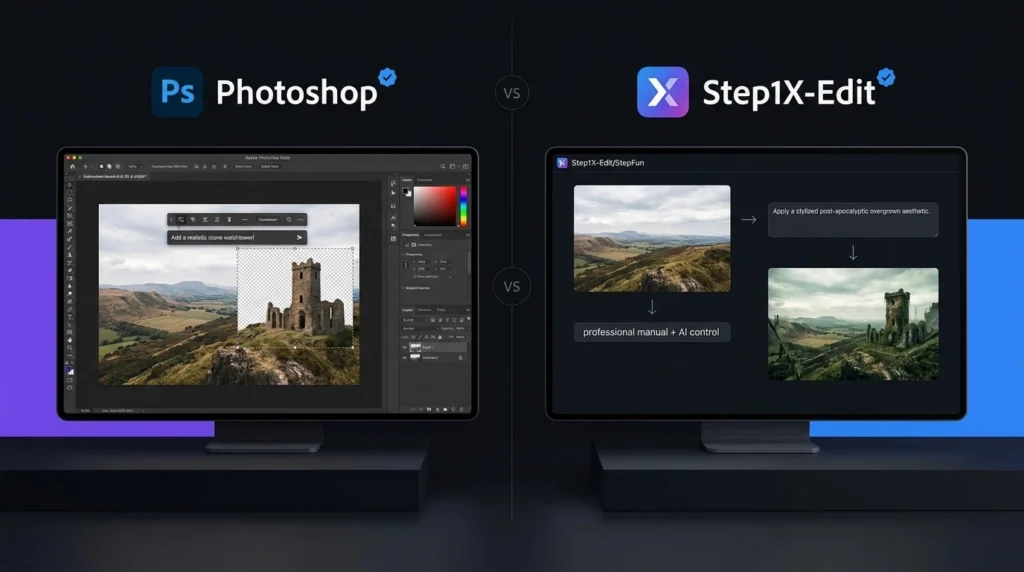 Adobe Photoshop vs Step1X-Edit: Which AI Image Editor Is Best in 2026?
