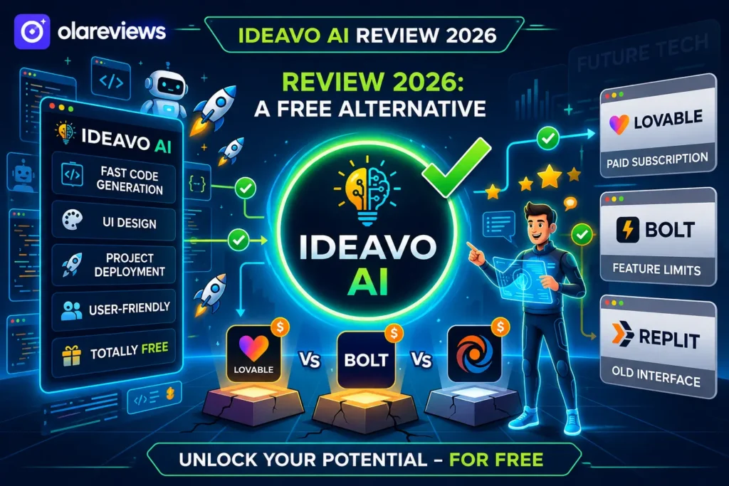 Ideavo AI Review 2026: A Free Alternative to Lovable, Bolt & Replit