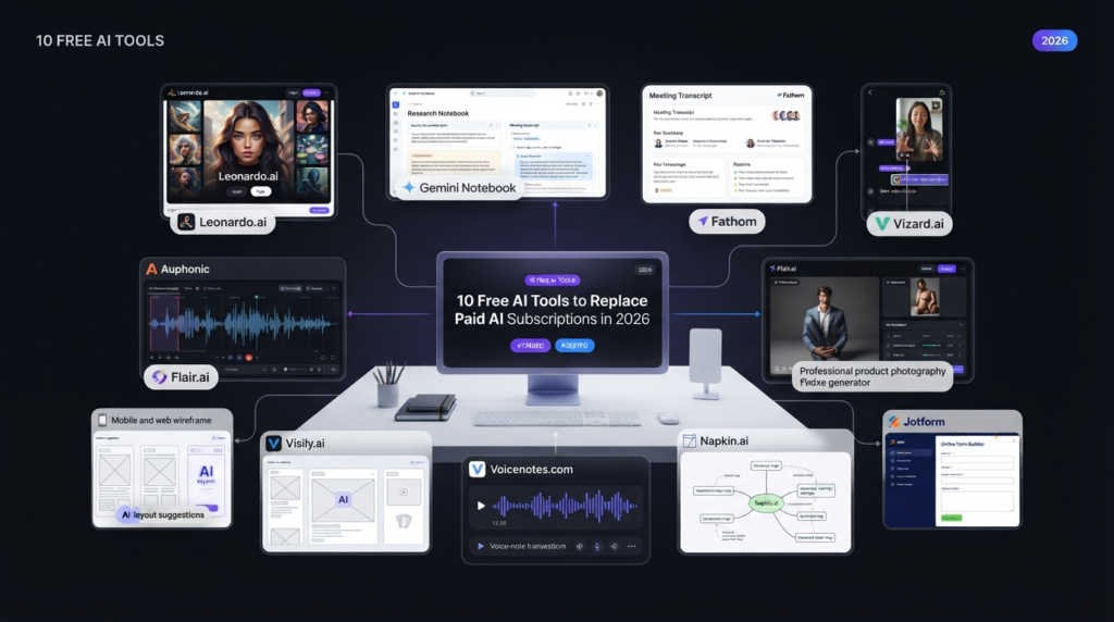 10 Free AI Tools to Replace Paid AI Subscriptions in 2026