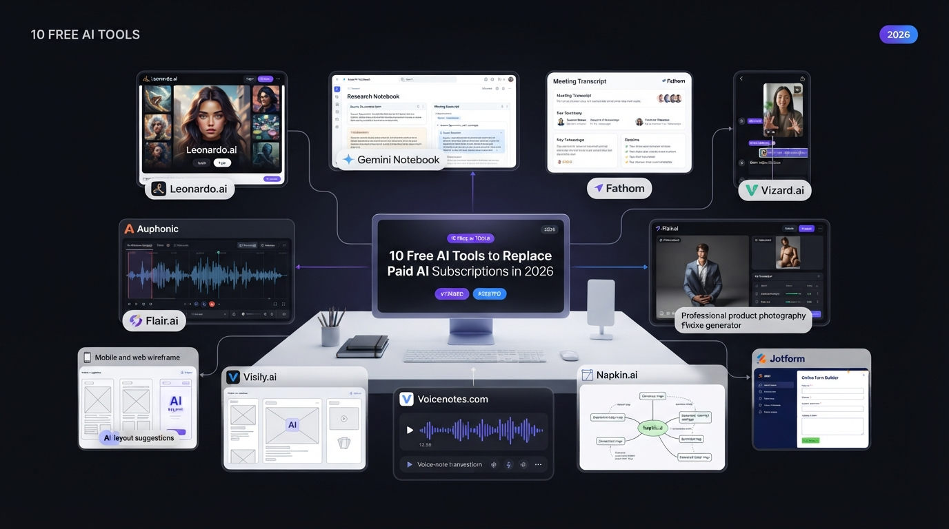 10 Free AI Tools to Replace Paid AI Subscriptions in 2026
