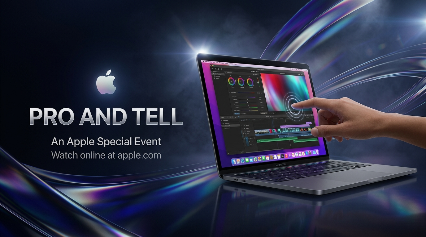 Apple’s “Pro and Tell” Event Is Official: Touchscreen MacBook Pro Coming?