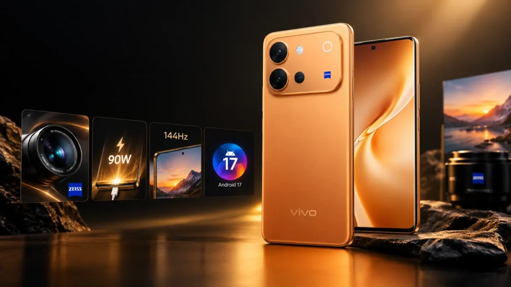 vivo V80 Launched With Zeiss Cameras, 90W Charging and Android 17