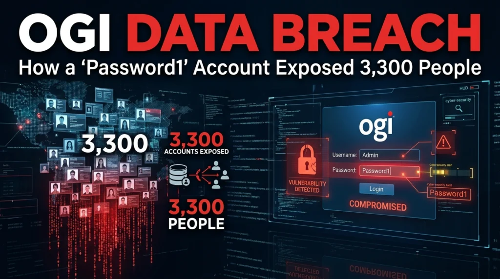 Ogi Data Breach: How a “Password1” Account Exposed 3,300 People