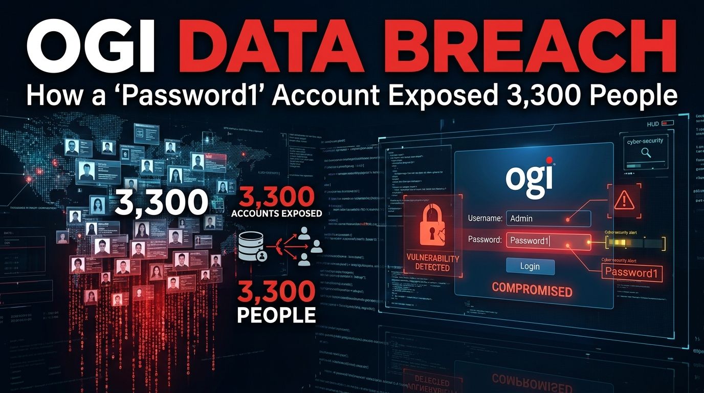 Ogi Data Breach: How a “Password1” Account Exposed 3,300 People