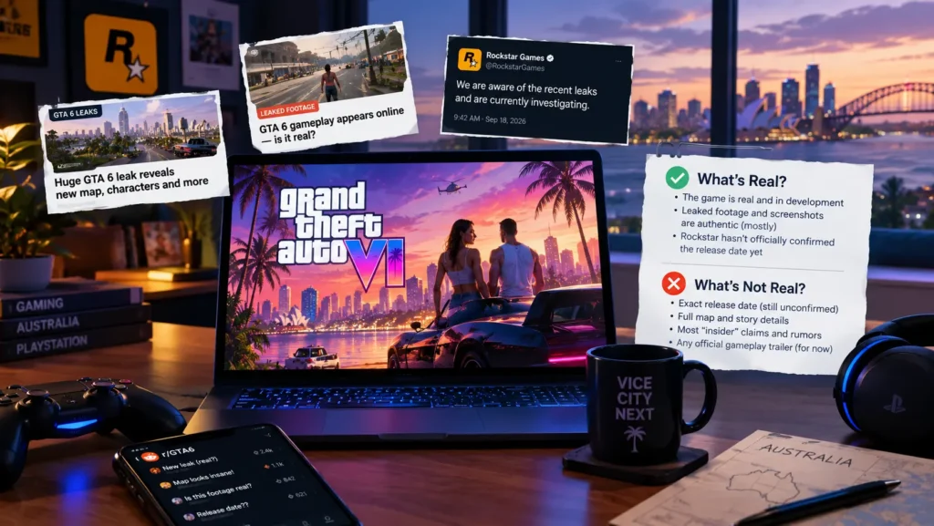 GTA 6 Leaks Are Everywhere: What’s Real and What Australian Players Should Know