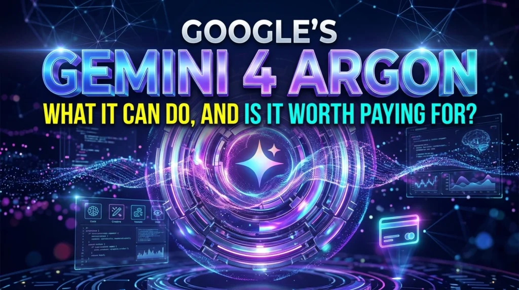 Google’s Gemini 4 Argon Is Here: What It Can Do, and Is It Worth Paying For?