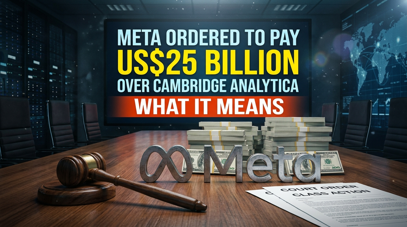 Meta Ordered to Pay US$25 Billion Over Cambridge Analytica: What It Means