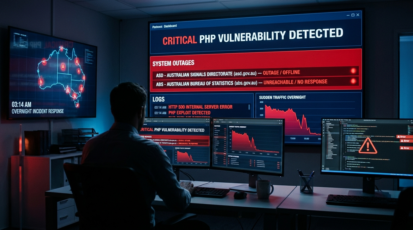 PHP Flaws Knock ASD and ABS Websites Offline: What Happened Overnight