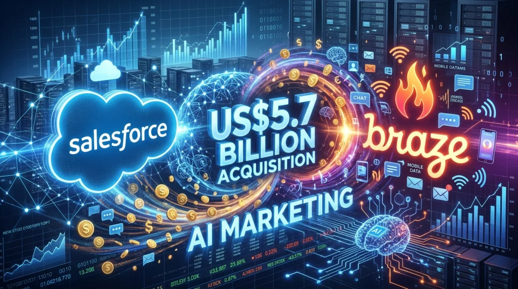 Salesforce Is Buying Braze for US$5.7 Billion: Why AI Marketing Is So Valuable