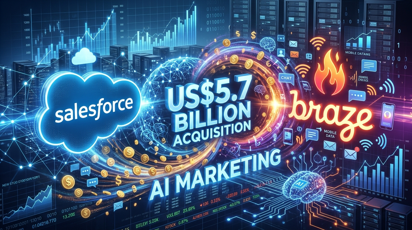 Salesforce Is Buying Braze for US$5.7 Billion: Why AI Marketing Is So Valuable