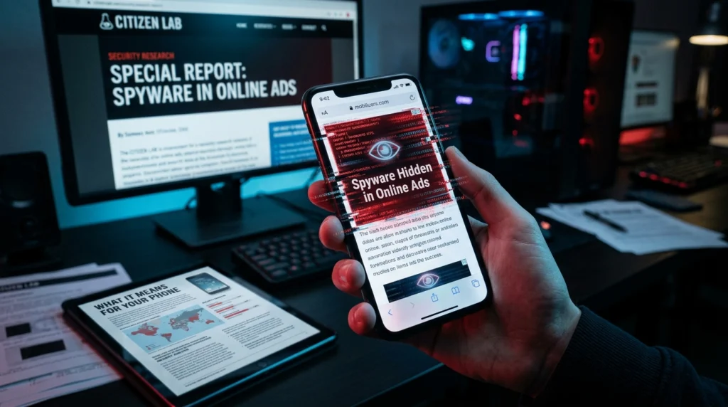 Spyware Hidden in Online Ads: What Citizen Lab’s New Report Means for Your Phone