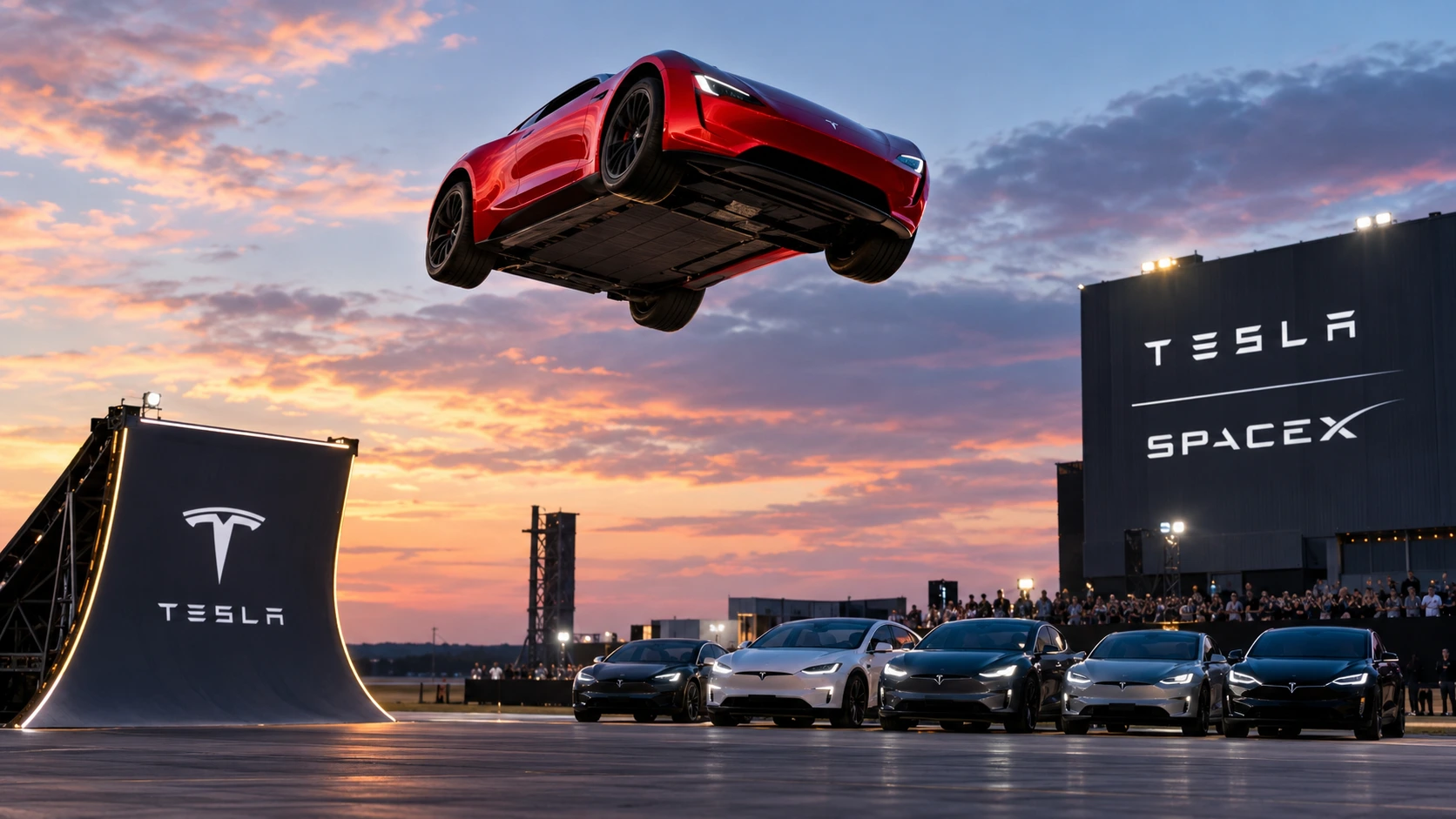 Tesla’s Flying Roadster